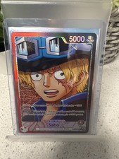 One Piece CCG Sabo OP13-004 Leader Alt Art Carrying On His Will Foil EN