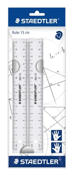 Staedtler Flachlineal-Set, 150 Mm, Aus Kunststoff 5 Bis 60 Stk Spare 64%-image
