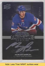 2021 SPx UD Black Lustrous Rookie Signatures 40/299 Morgan Barron Auto READ 4z8