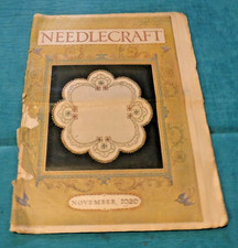 Needlecraft Magazine, November 1920 Sewing & Embroidery patterns &   instruction