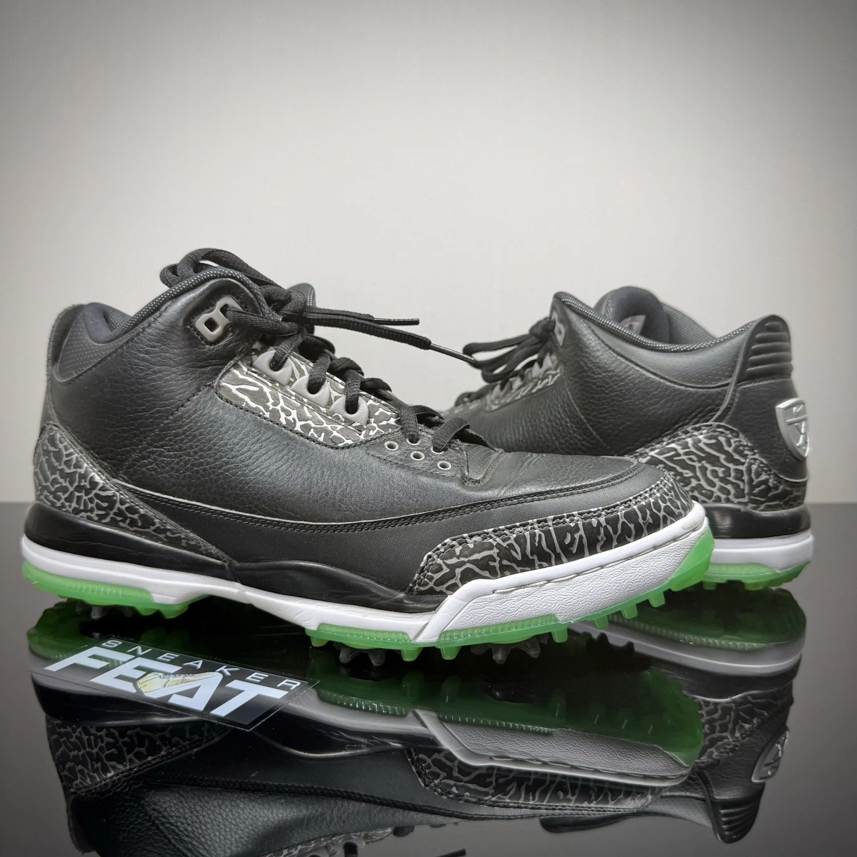 Jordan 3 Golf 2018 Green Glow for Sale | Authenticity Guaranteed