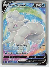 Alolan Vulpix V Holo 173/195 Ultra Rare Silver Tempest Pokemon NM on eBay