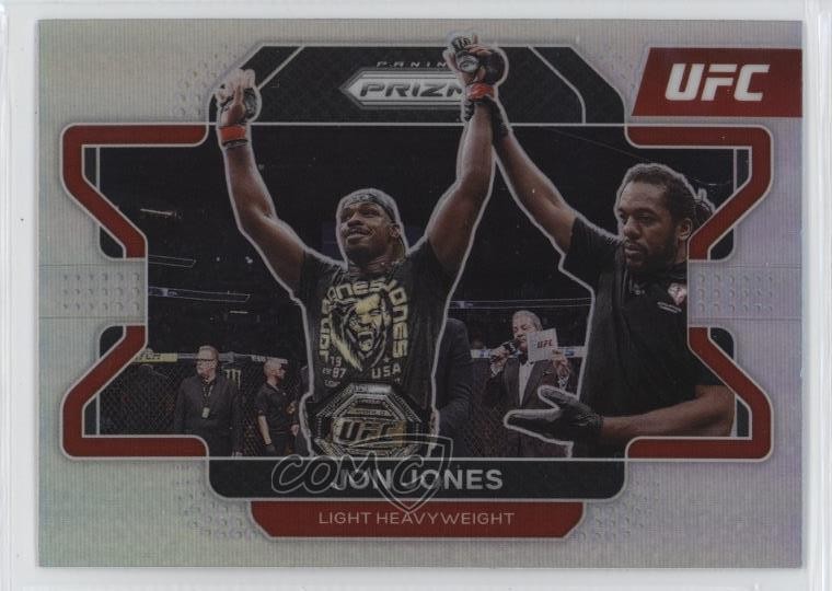 2022 Panini Prizm UFC Silver Prizm Jon Jones #4 tw0
