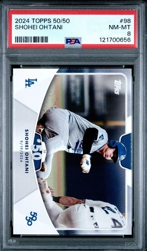 2024 Topps 50/50: Shohei Ohtani #98 PSA 8