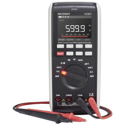 VOLTCRAFT VC831 Hand-Multimeter  digital LoZ CAT III 1000 V, CAT IV 600 V Anz...