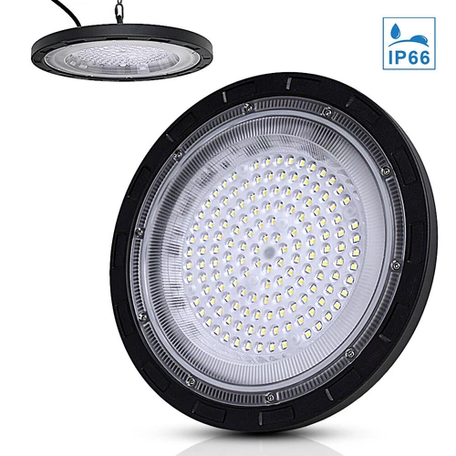 500W UFO LED Hallenbeleuchtung Deckenstrahler Werkstattleuchte Industrielampe - Bild 17 von 19