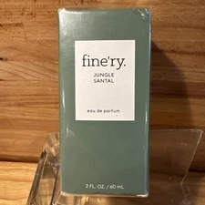 Orig. JUNGLE SANTAL Finery Eau de Parfum EDP Sealed Spray Perfume 2 oz fine'ry