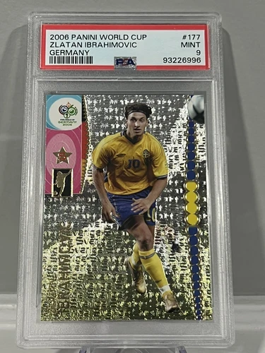 Zlatan Ibrahimovic 2006 Panini World Cup Germany #177 PSA 9 Mint Sweden