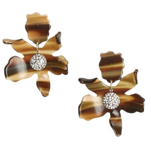 Orecchini A Clip Oro Con Occhio Di Allah E Strass – Vintage, Non Forato, Boho - 5