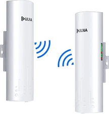 Pair ULNA Gigabit Wireless Bridge Point to Point 5.8G CPE Outdoor WiFi 3KM 1Gbps