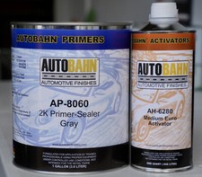 Autobahn 2k Primer Sealer Gray Gallon Kit Auto Car Paint Ap - 8060 High Teck