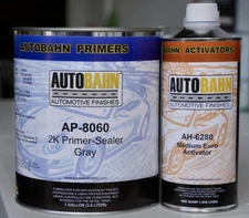 Autobahn 2K Primer Sealer GRAY GALLON KIT Auto Car Paint, AP - 8060/ High Teck