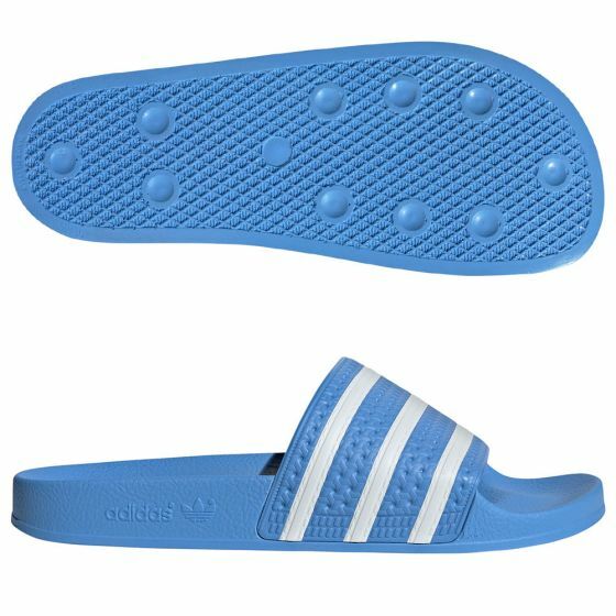 adidas WOMEN'S ORIGINALS ADILETTE SLIDES SANDALS - Real Blue/White | eBay