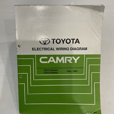 Toyota Electric Wiring Diagram Camry SXV10/VCV10 Series 1993 PB Workshop Manual