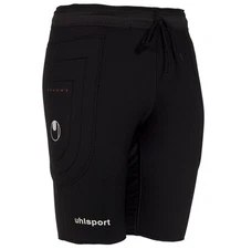 Uhlsport PRECISION THERMO SLIDER Wicking TechPro Soccer Goalkeeper Shorts $60 XL