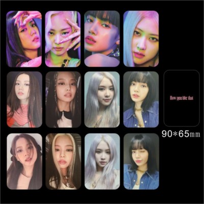 Kpop Blackpink How You Like That Photocard Jennie Lisa Slef Made Autograph Cards Ebay