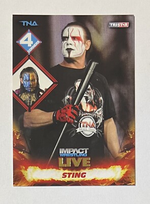 STING 2013 TRISTAR TNA Impact Wrestling LIVE GOLD SP Base Card #106 - 20/50