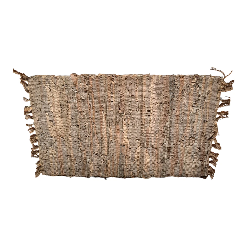 Tapete de couro marrom claro à prova de fogo 20x32 polegadas (50x80cm) – Tapete elegante resistente ao calor - Imagem 3 de 4