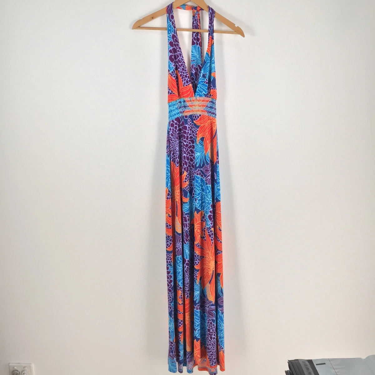 women's light pink off the shoulder dress for a festival High Tea Off Shoulder Maxi Dress Pink Size M