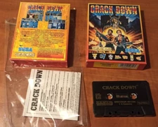 Sinclair Spectrum Game ZX Vintage VTG Tape  CRACK  DOWN  RARE computer arcade