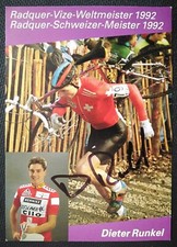 10647 Dieter Runkel SUI Radsport Autogrammkarte original signiert
