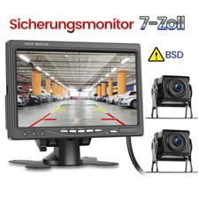 7" Monitor Mit 2x Wired Dual Backup Kameras Nachtsicht Rückfahrkamera für RV LKW