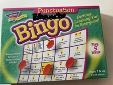 Trend Punctuation Bingo Game 36 Card Complete Set Classroom Homeschool ELA