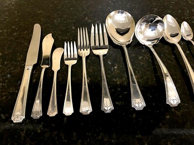 National Silver Co. NSC EPNS 1917 Adams Silver Plate Silverware