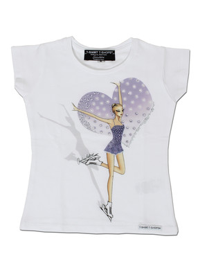 T- Shirt T- Shops Shirt  Carolina  weiß Gr. 4/104, 8/128, 14/164 NEU %SALE%