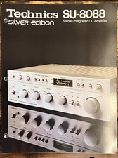 Technics SU-8088 Amplificatore 3pg Brochure *Originale*