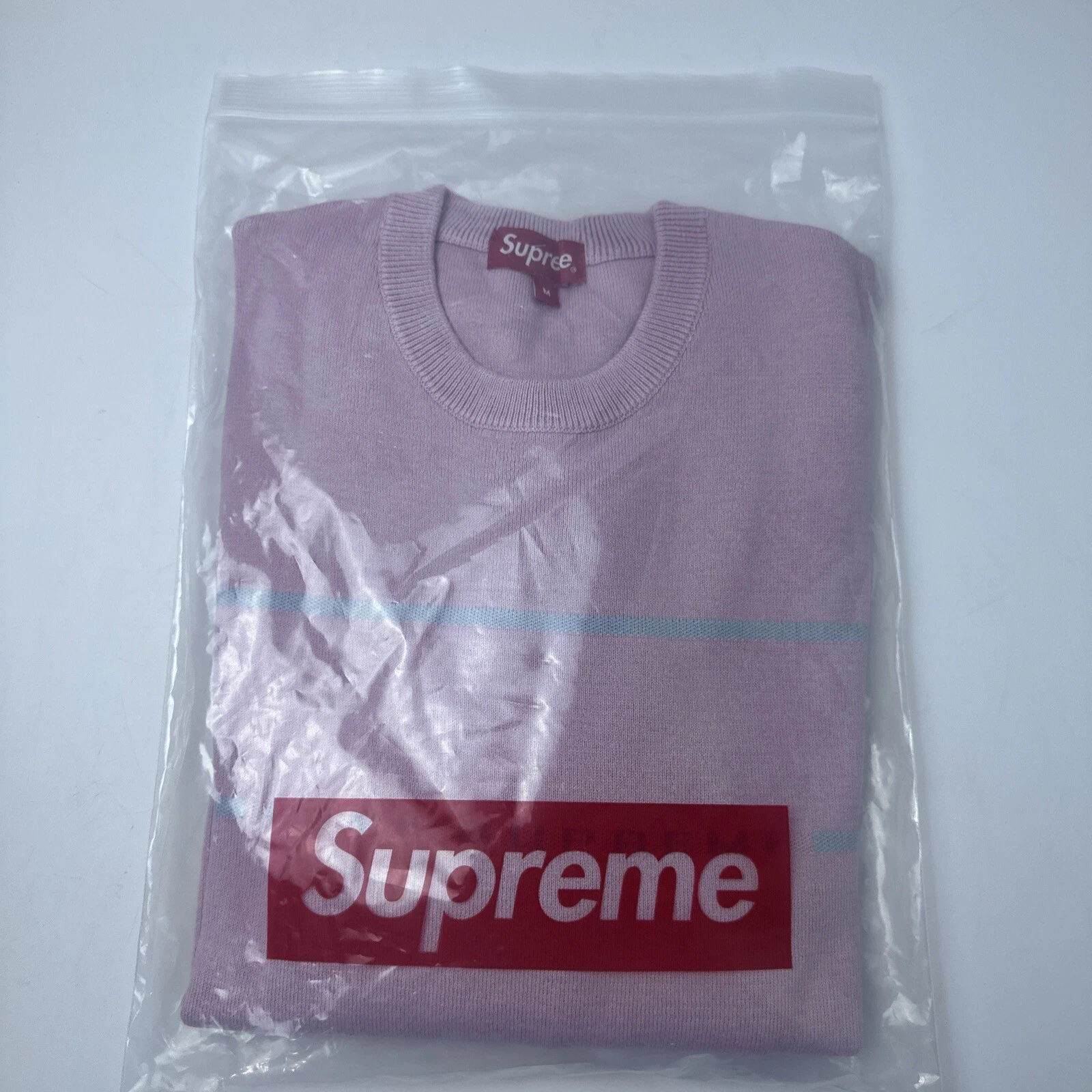 Pull Supreme Love Supreme taille M rose clair FW17 Supreme New York