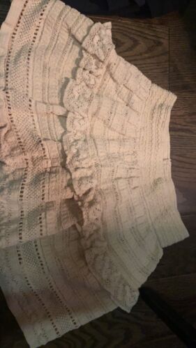 aerie ruffle skirt Small White And Cream A Lot 2 S