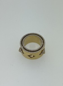 Authentic Burberry Gold Plated Hollow Ring