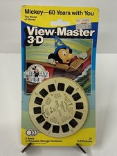 1988 View-Master 3D World Of Disney Mickey-60 Years With You Sealed Set