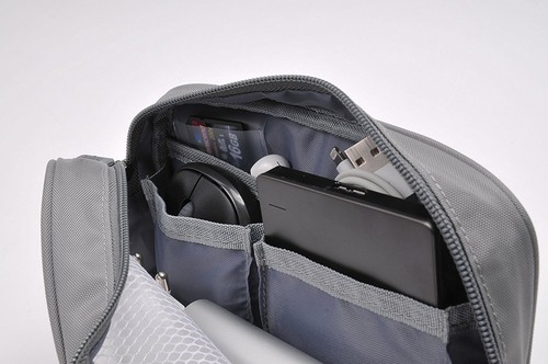 Ringke [Bolsa] Bolsa Organizadora de Viaje, Malla y Transparente Bolsillos Divididos Bolsa - Imagen 43 de 66