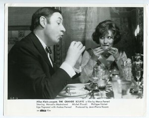 Grande Bouffe-Marcello Mastroianni-Andréa Ferréol-8x10-B&W ...