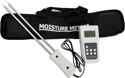 Hay Moisture Meter with Multi-data Display Real-time Statistics Function 5-82%