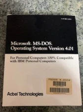 Microsoft MS-DOS Operating System Version 4.01 On 5.25" Floppy Disks New ACBEL