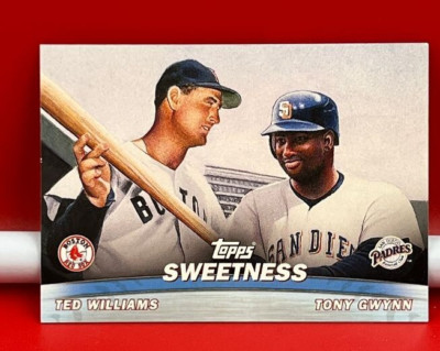 2001 Topps Collector Baseball Card Padres Boston Red Sox Ted Williams Tony Gwynn