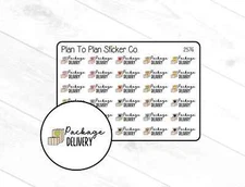 2576~~Package Delivery Planner Stickers.