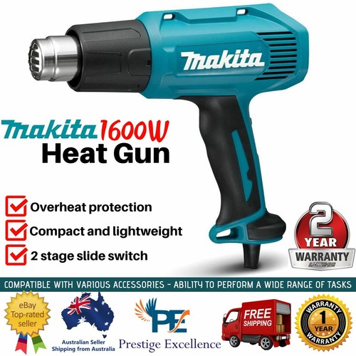New MAKITA 500° Heat Gun Up to 500L/min Air Volume 2 Stage 1,600W