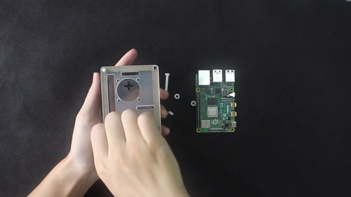 Raspberry Pi 4 Model B Case Kit Acrylic case with Cooling Fan Heatsink - Video 1 van 1