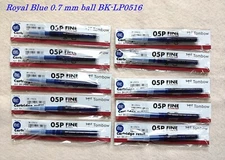 Tombow JAPAN ZOOM Roller ball refill BK-LP0516 blue 0.7 mm ball 10 pcs  (862)