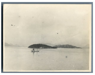 Photo Vintage Bretagne - Tirage Argentique 8x11 Cm, Rochers Et Mer (circa 1912)