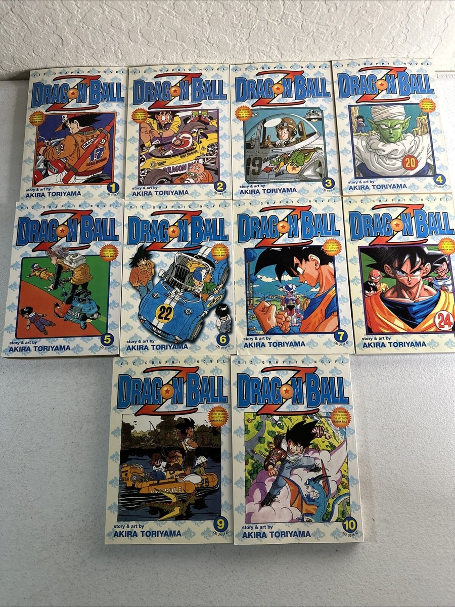 Dragon Ball Z by Akira Toriyama Volume 1 thru 10 Goku Piccolo