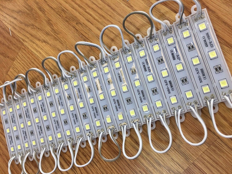 Super Bright IP65 Waterproof 5050 SMD 3 LED Module Light Sign Strip ...