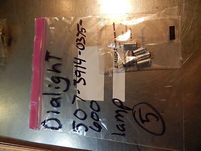 NEW Dialight 507-3914-0375-600 Lamps, Lot of 5  *FREE SHIPPING*