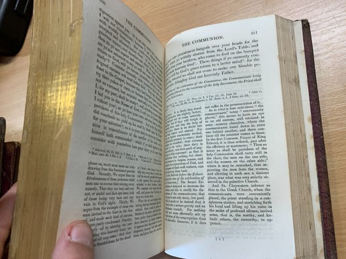 1824 The Book Of Common Prayer IN Two Bände 2.7kg Leder Bücher (EV3) - Picture 13 of 24
