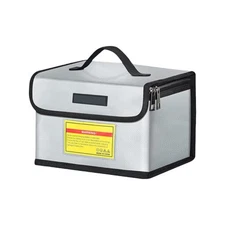 Resistant Battery Organizer Pouch Compact Design Side Port Access