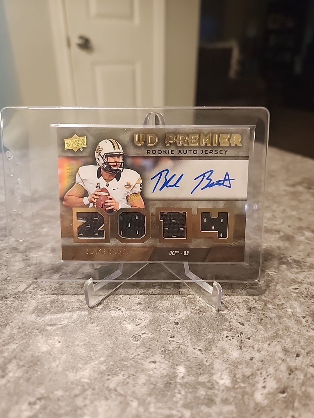 Blake Bortles SPx UD Premier Autograph Jersey #23 Base